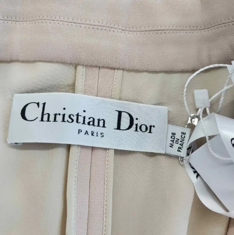 Dior Dior Light Pink Silk Women's Cardigan 0089 Size M / US 6-8 / IT 42-44 - 5 Thumbnail