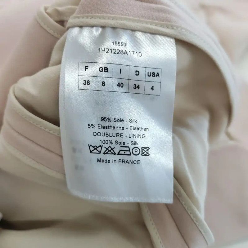Dior Dior Light Pink Silk Women's Cardigan 0089 Size M / US 6-8 / IT 42-44 - 3 Thumbnail