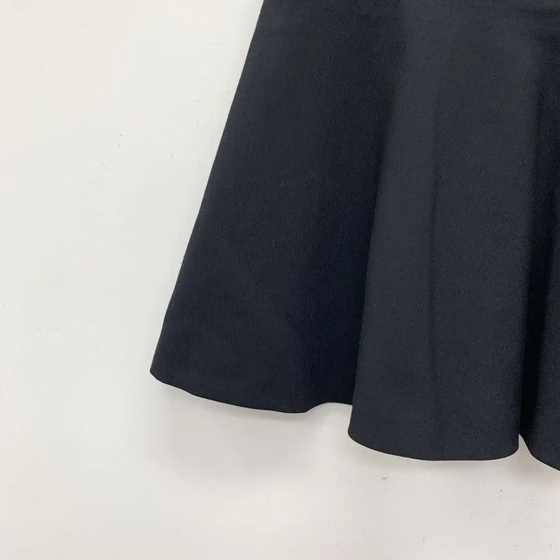 Valentino Valentino Black Women's Flared Skirt 0089 Size 28" / US 6 / IT 42 - 4 Thumbnail
