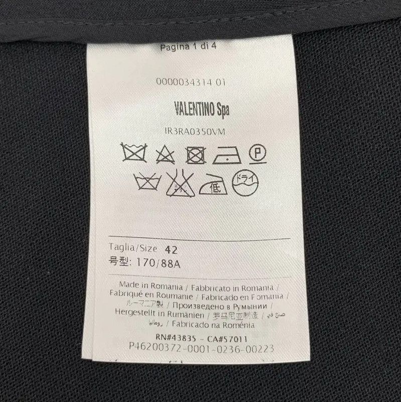 Valentino Valentino Black Women's Flared Skirt 0089 Size 28" / US 6 / IT 42 - 6 Thumbnail