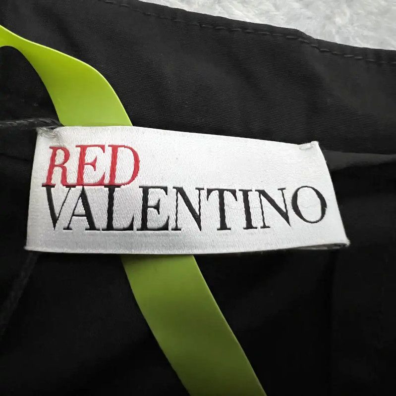 Valentino Valentino Black Cotton Summer Mini Skirt 0089 Size 24" / US 00 / IT 34 - 3 Thumbnail