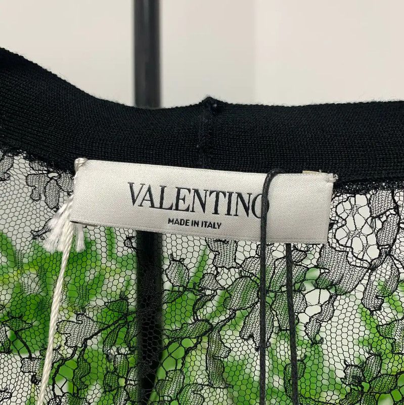 Valentino Valentino Black Women's Knit Cardigan 0089 Size L / US 10 / IT 46 - 4 Thumbnail