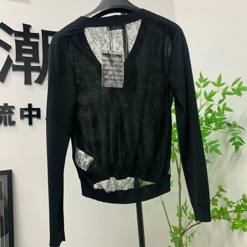 Valentino Valentino Black Women's Knit Cardigan 0089 Size L / US 10 / IT 46 - 2 Thumbnail