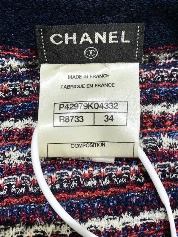 Chanel Chanel Multicolor Cotton Open Cardigan 0089 Size XXS / US 00 / IT 34 - 6 Thumbnail