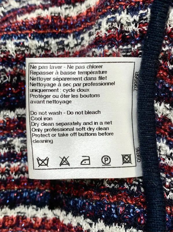 Chanel Chanel Multicolor Cotton Open Cardigan 0089 Size XXS / US 00 / IT 34 - 7 Thumbnail