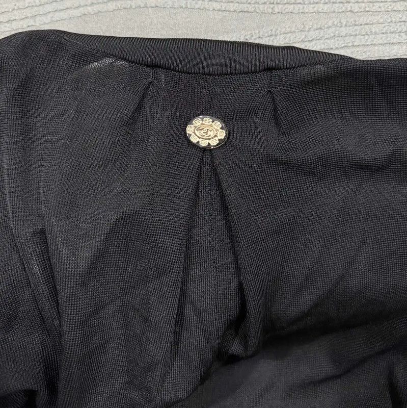 Chanel Chanel Black Silk Cropped Cardigan for Women 0089 Size XS / US 0-2 / IT 36-38 - 4 Thumbnail