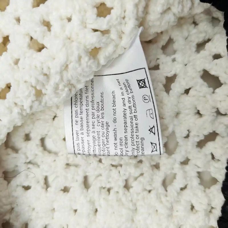 Chanel Chanel White Wool Blend Short Cardigan 0089 Size M / US 6-8 / IT 42-44 - 6 Thumbnail