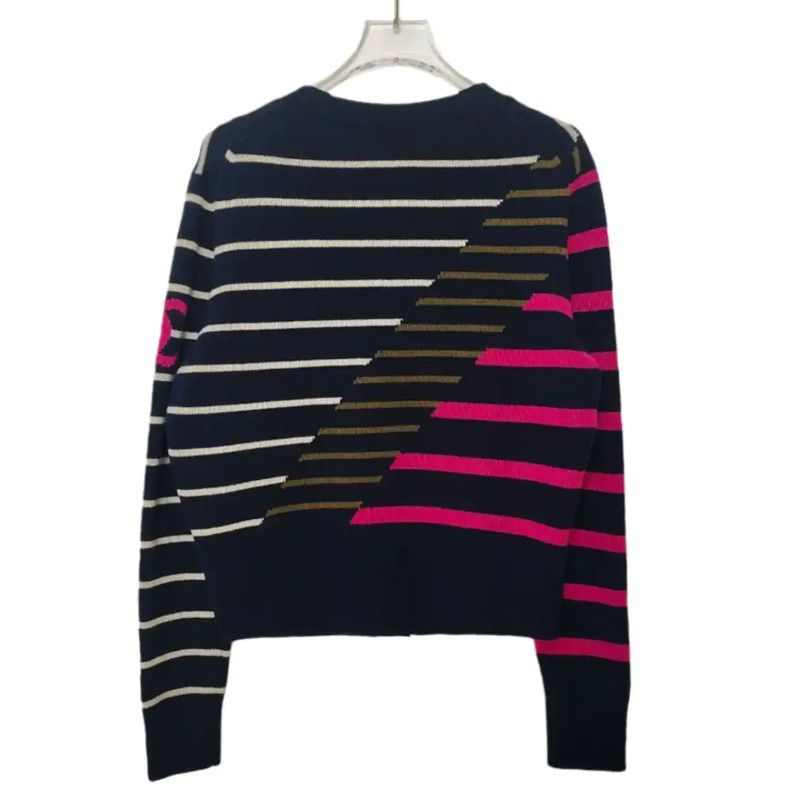 Chanel Chanel Multicolor Cashmere Cardigan for Women 0089 Size M / US 6-8 / IT 42-44 - 2 Thumbnail