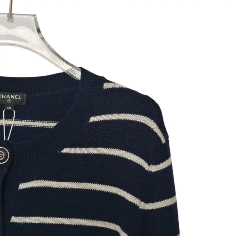 Chanel Chanel Multicolor Cashmere Cardigan for Women 0089 Size M / US 6-8 / IT 42-44 - 3 Thumbnail