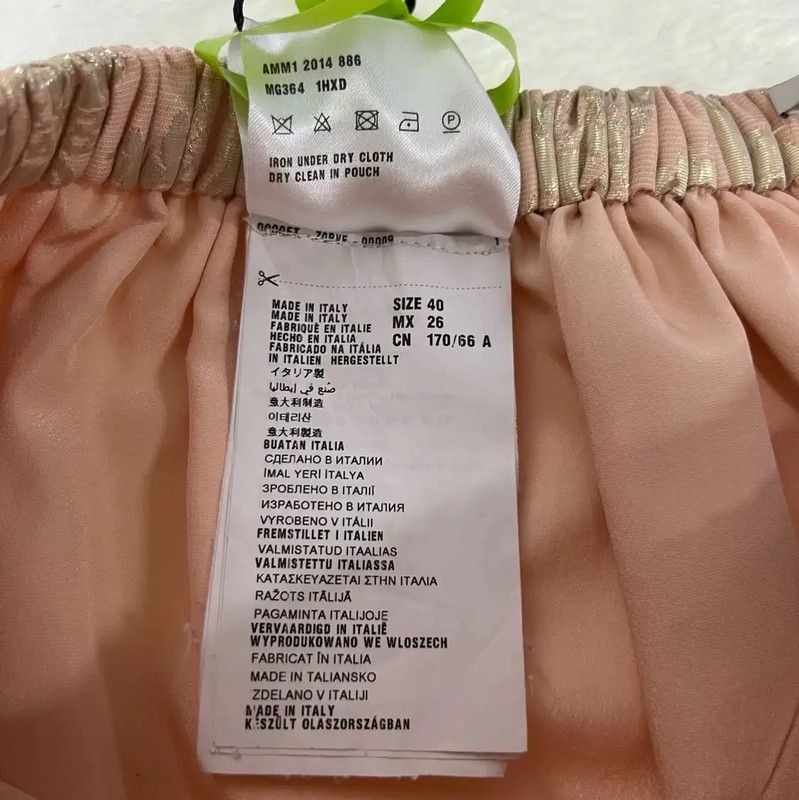 Miu Miu Miu Miu Pink Cotton Summer Mini Skirt 0089 Size 26" / US 2 / IT 38 - 4 Thumbnail