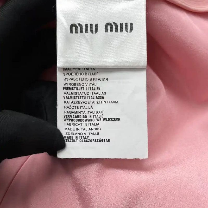 Miu Miu Miu Miu Pink A-line Mini Skirt 0089 Size 26" / US 2 / IT 38 - 4 Thumbnail