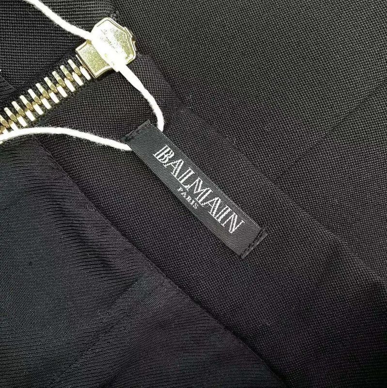 Balmain Balmain Black Women's Mini Skirt 0089 Size 24" / US 00 / IT 34 - 4 Thumbnail