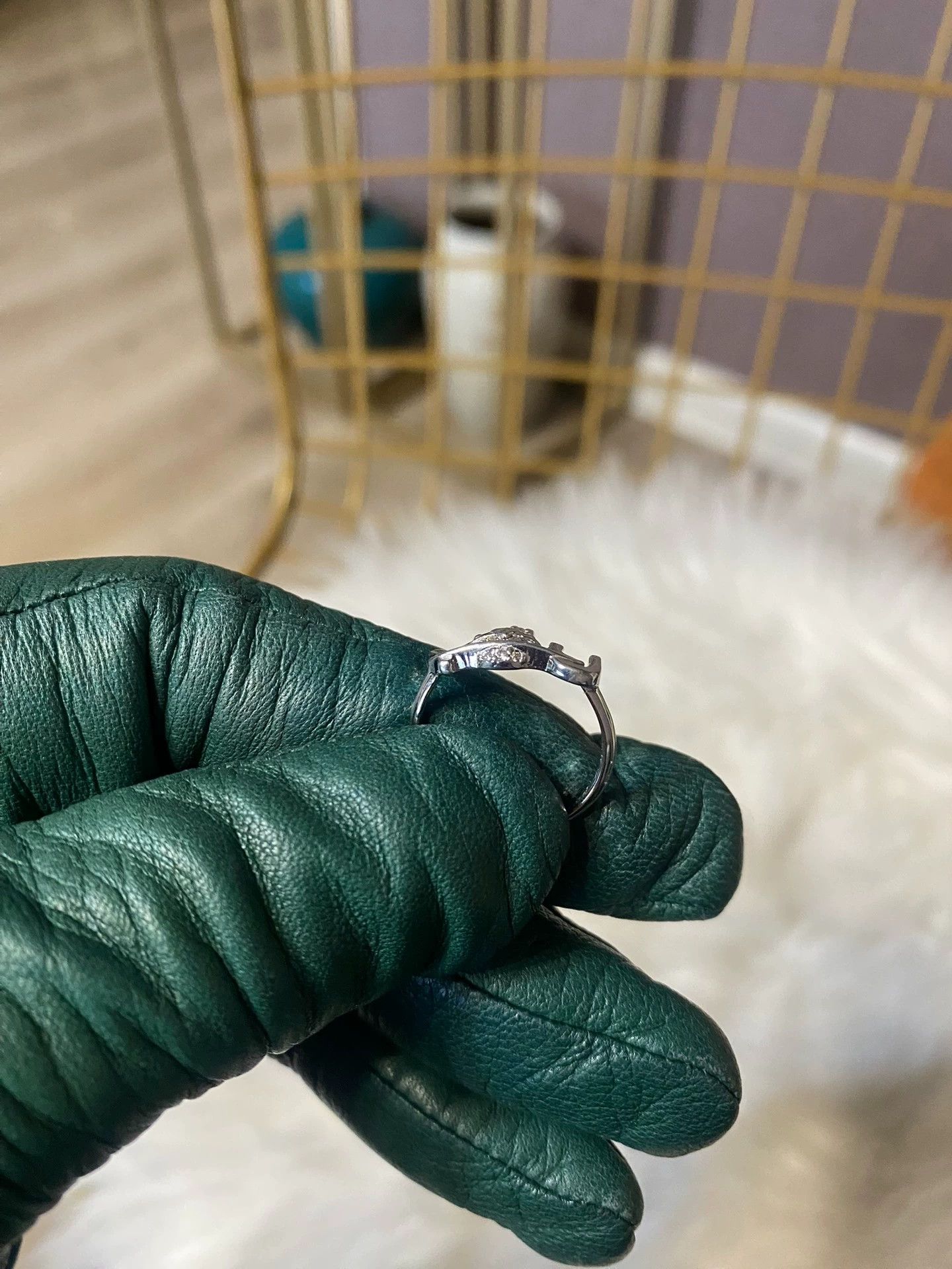 Vivienne Westwood Vivienne Westwood Heart Series Silver Ring Size ONE SIZE - 4 Thumbnail