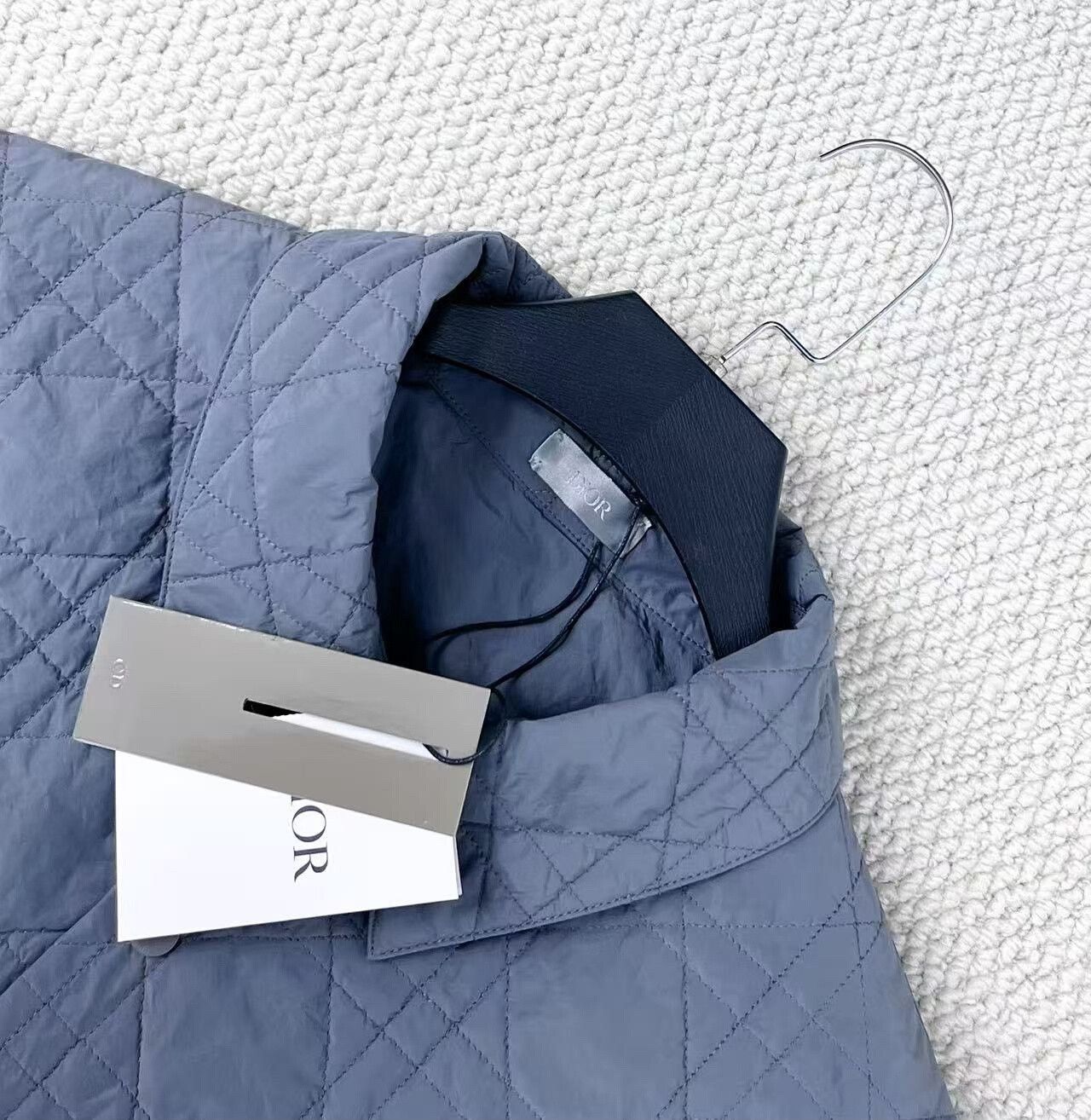 Dior Dior SS26 Gray Quilted Cotton Jacket Size US XXL / EU 58 / 5 - 3 Thumbnail