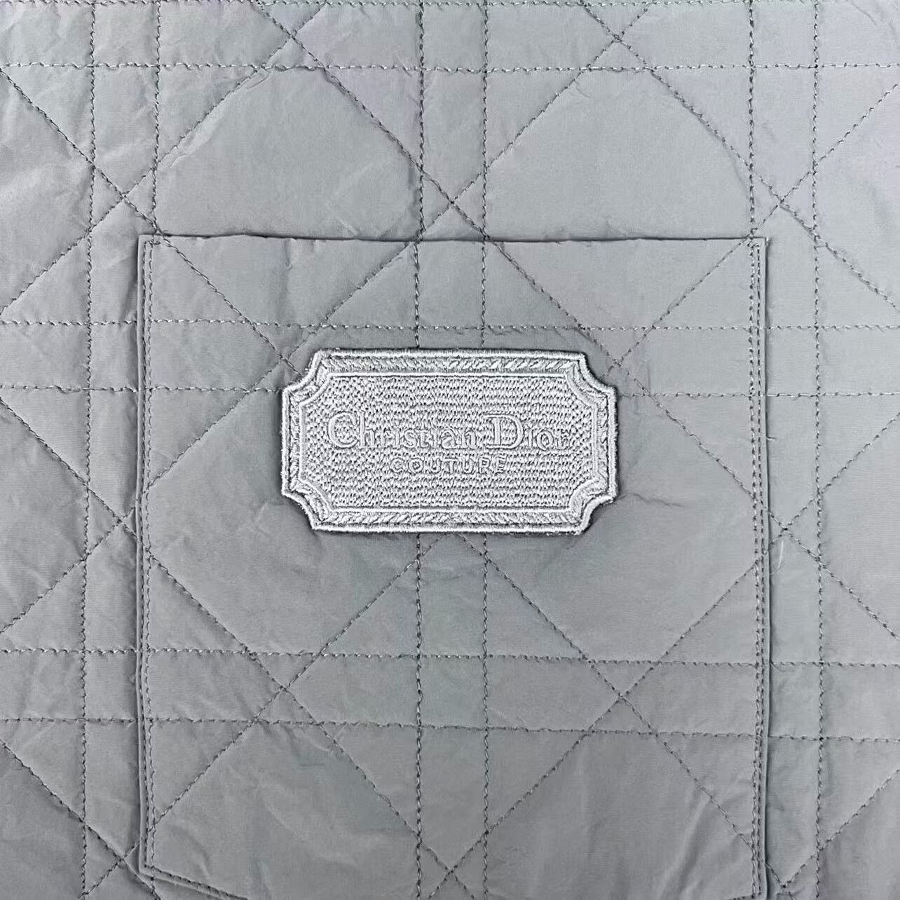Dior Dior SS26 Gray Quilted Cotton Jacket Size US XXL / EU 58 / 5 - 4 Thumbnail