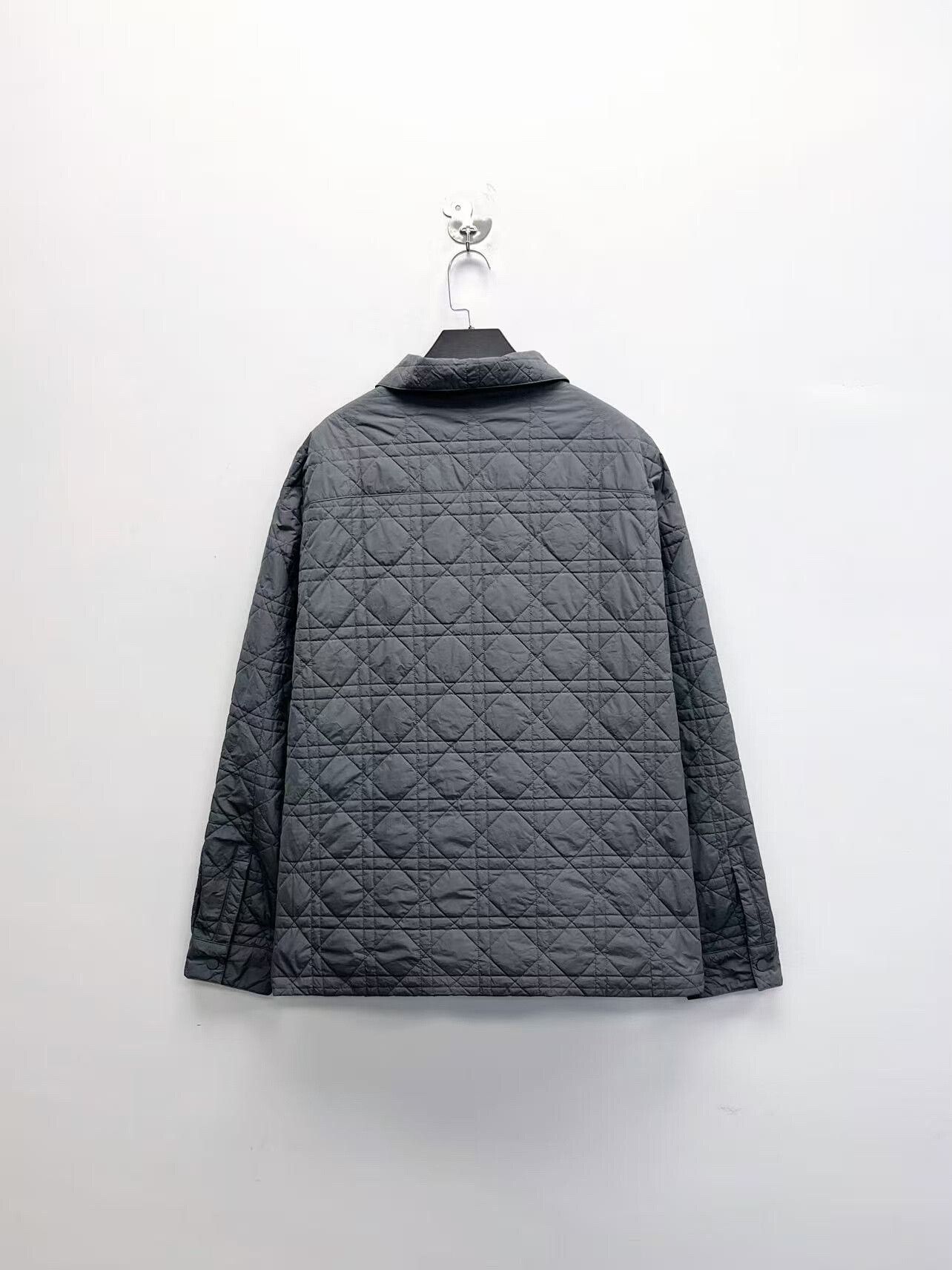 Dior Dior SS26 Gray Quilted Cotton Jacket Size US XXL / EU 58 / 5 - 2 Thumbnail