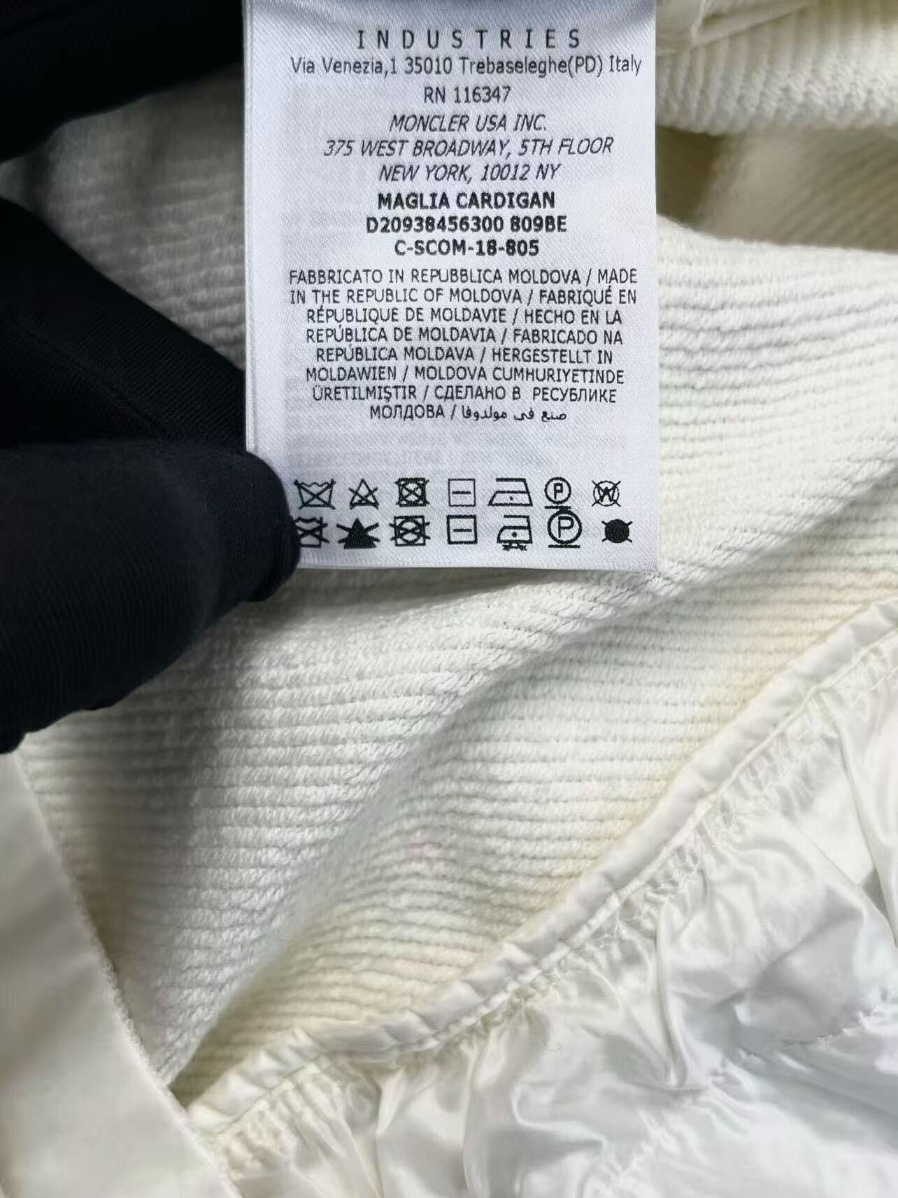 Moncler Moncler Padded Corduroy Snow White Jacket Size M / US 6-8 / IT 42-44 - 6 Thumbnail