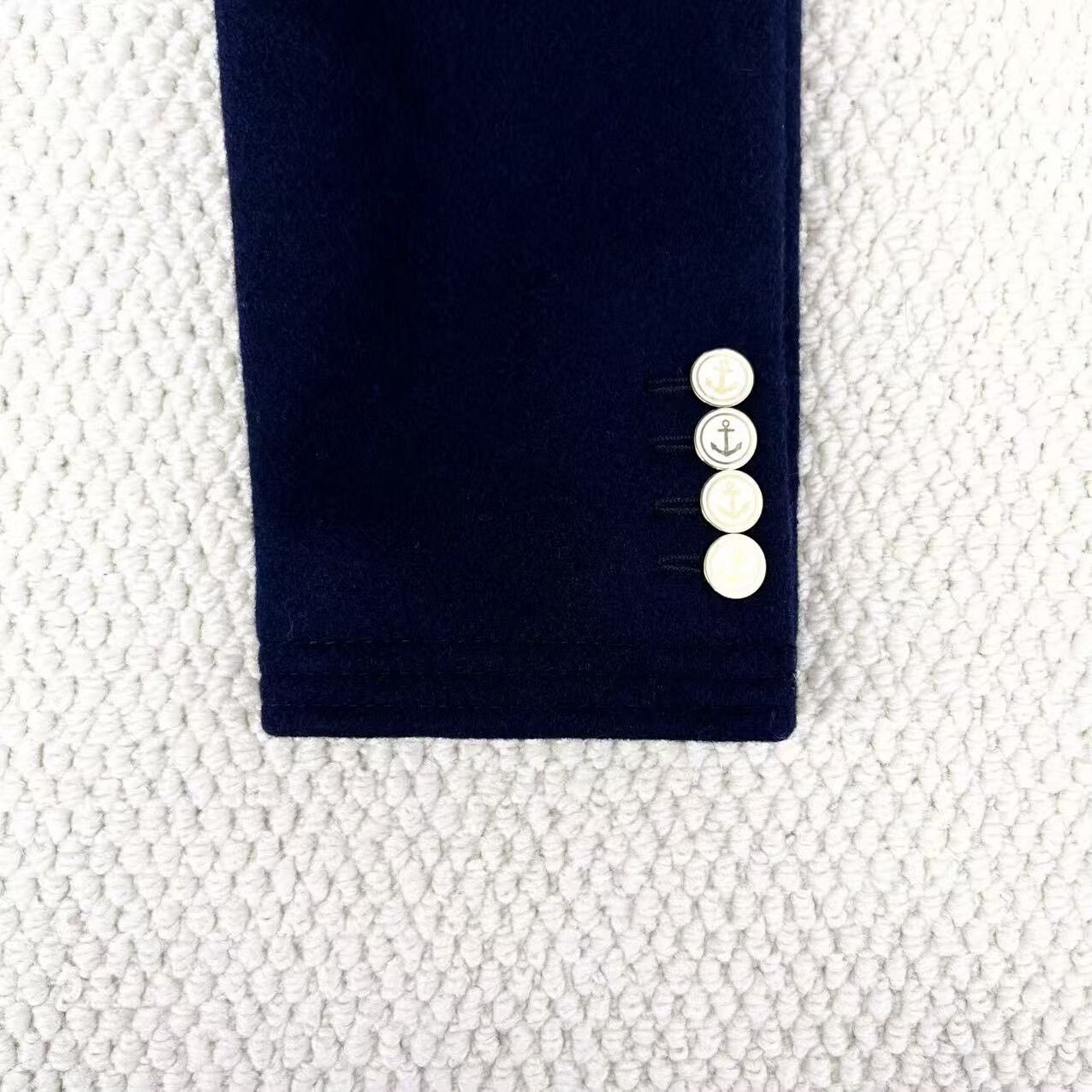 Thom Browne thom browne double-breasted navy wool coat Size US M / EU 48-50 / 2 - 5 Thumbnail