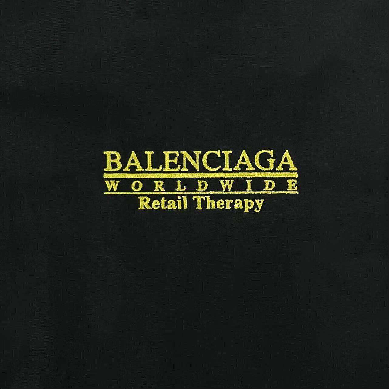 Balenciaga balenciaga black yellow logo shirt jacket Size US M / EU 48-50 / 2 - 4 Thumbnail