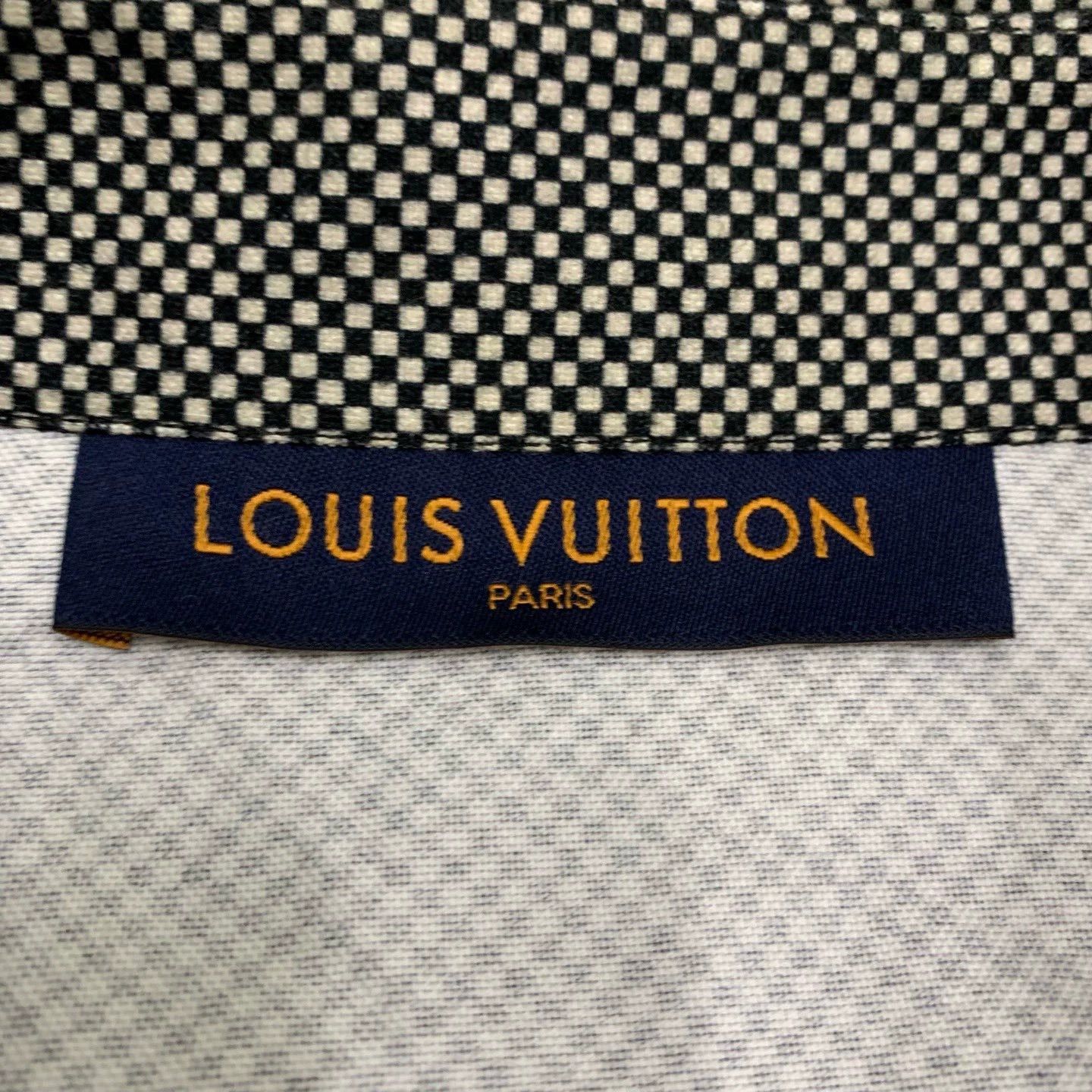 Louis Vuitton gray checkered logo shirt jacket Size US XXL / EU 58 / 5 - 4 Thumbnail