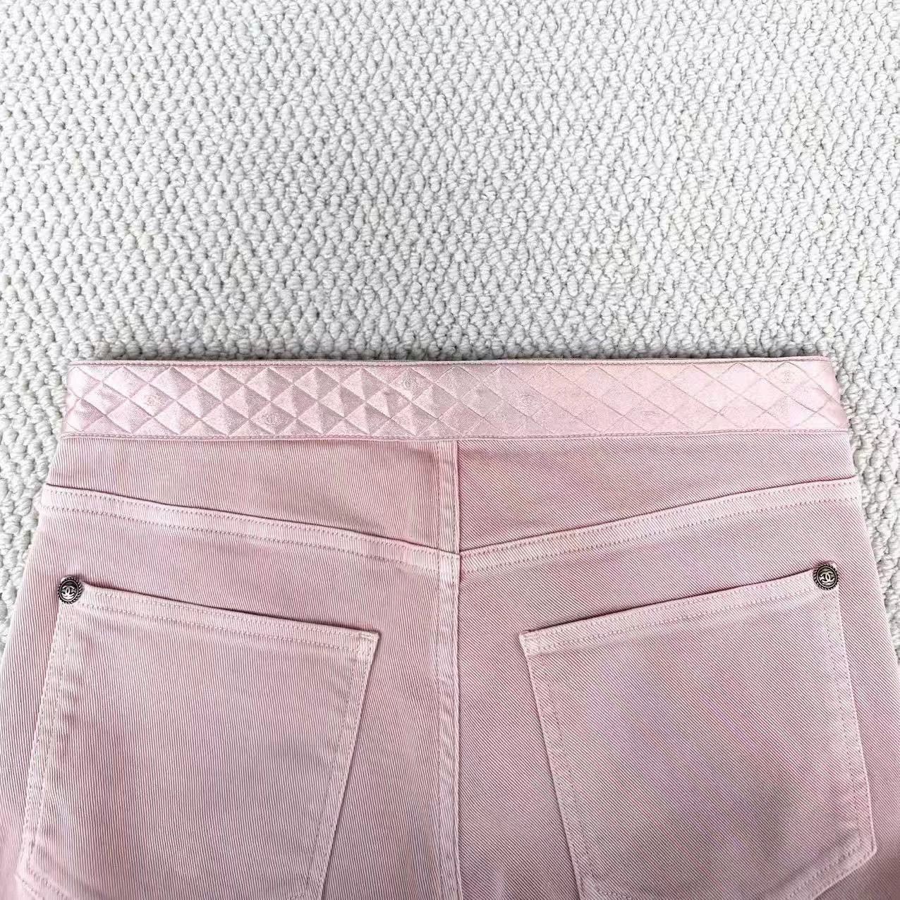 Chanel Chanel Pink High Waist Denim Pants Size 36" / US 14 / IT 50 - 5 Thumbnail