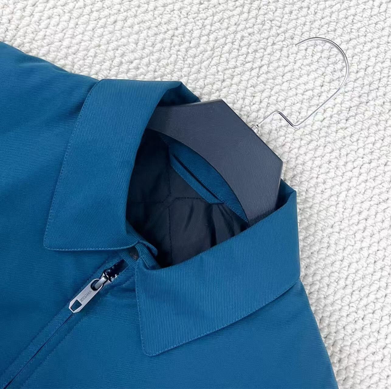 Ermenegildo Zegna Tech Fabric Jacket in Blue