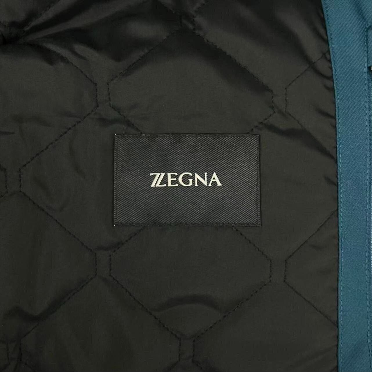 Ermenegildo Zegna Tech Fabric Jacket in Blue