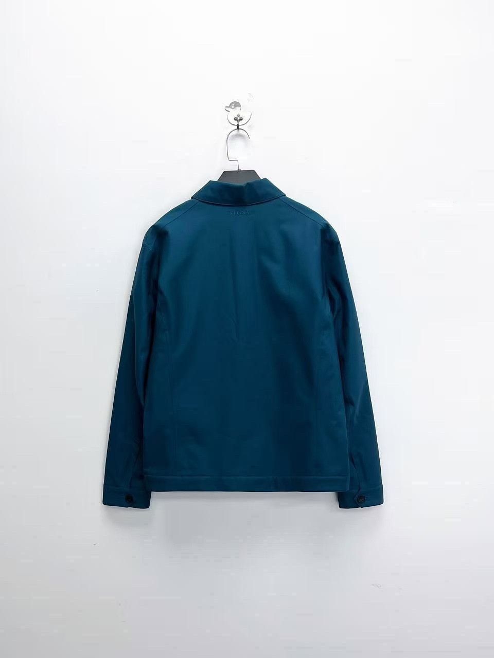 Ermenegildo Zegna Tech Fabric Jacket in Blue