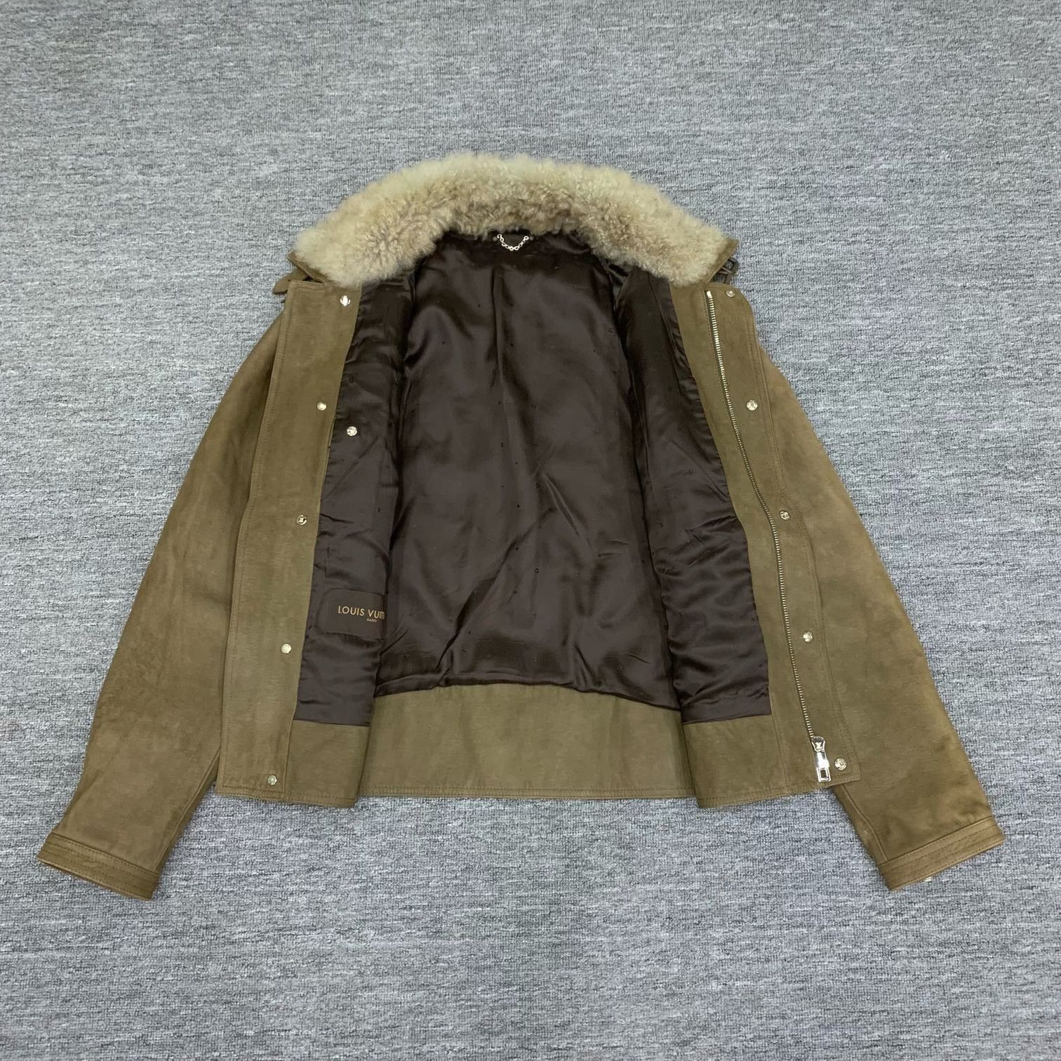 Louis Vuitton lv brown shearling leather jacket Size US XXL / EU 58 / 5 - 6 Thumbnail