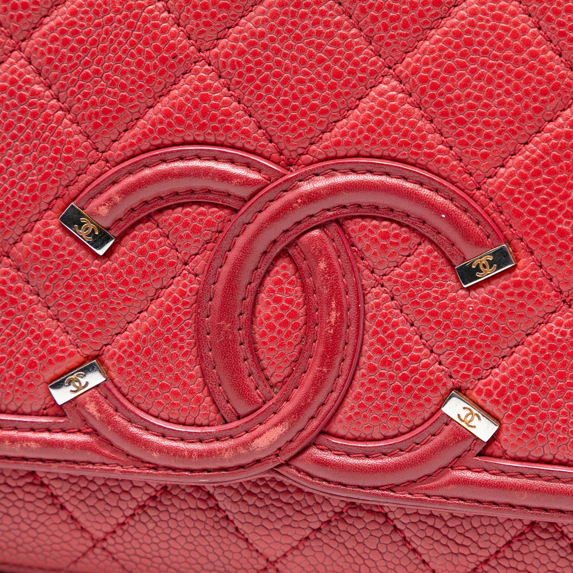 Chanel Chanel Medium Caviar CC Filigree Flap Size ONE SIZE - 6 Thumbnail