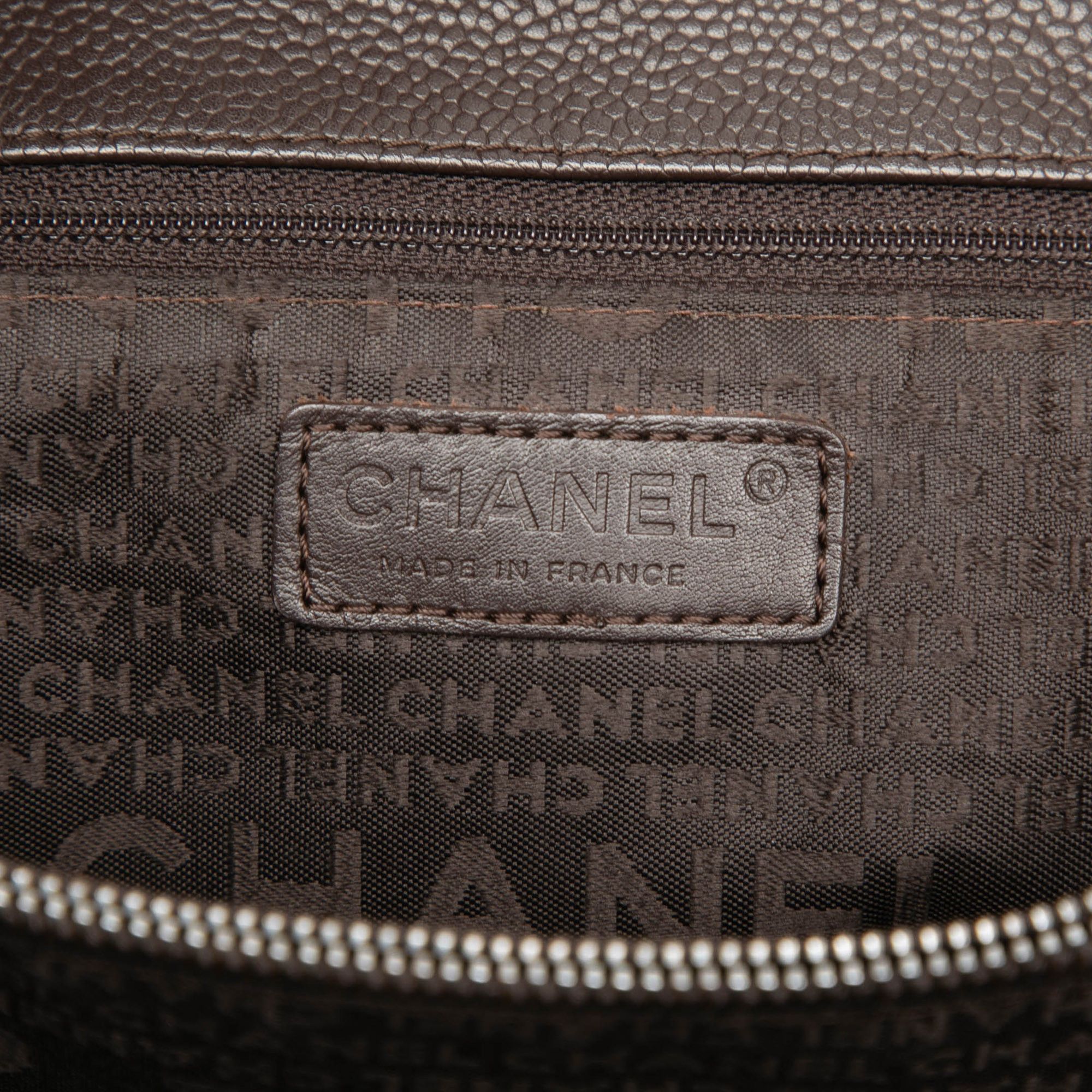 Chanel Chanel Chocolate Bar Stitched Caviar Tote Size ONE SIZE - 5 Thumbnail