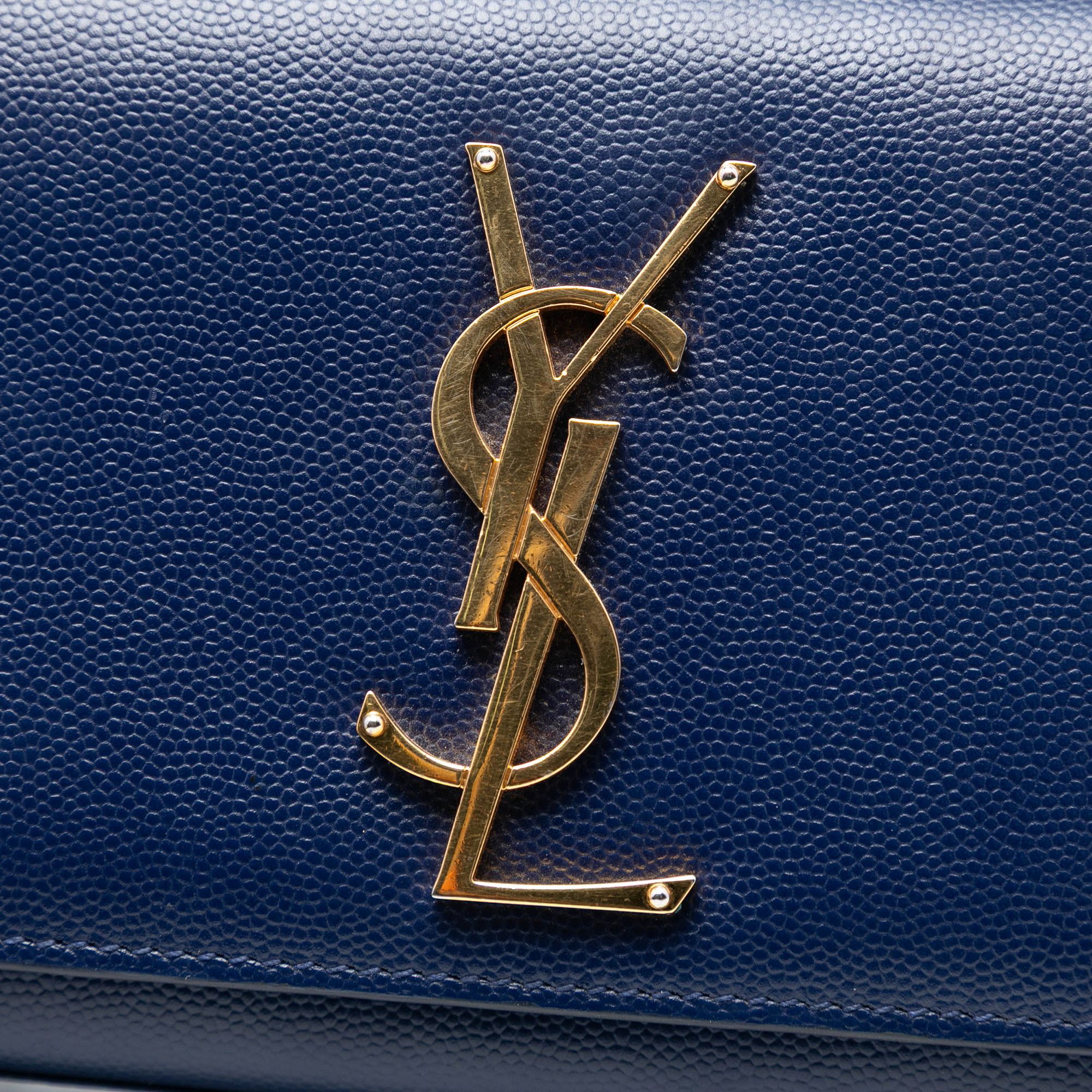 Yves Saint Laurent Yves Saint Laurent Small Grain de Poudre Monogram Kate Crossbody Size ONE SIZE - 5 Thumbnail