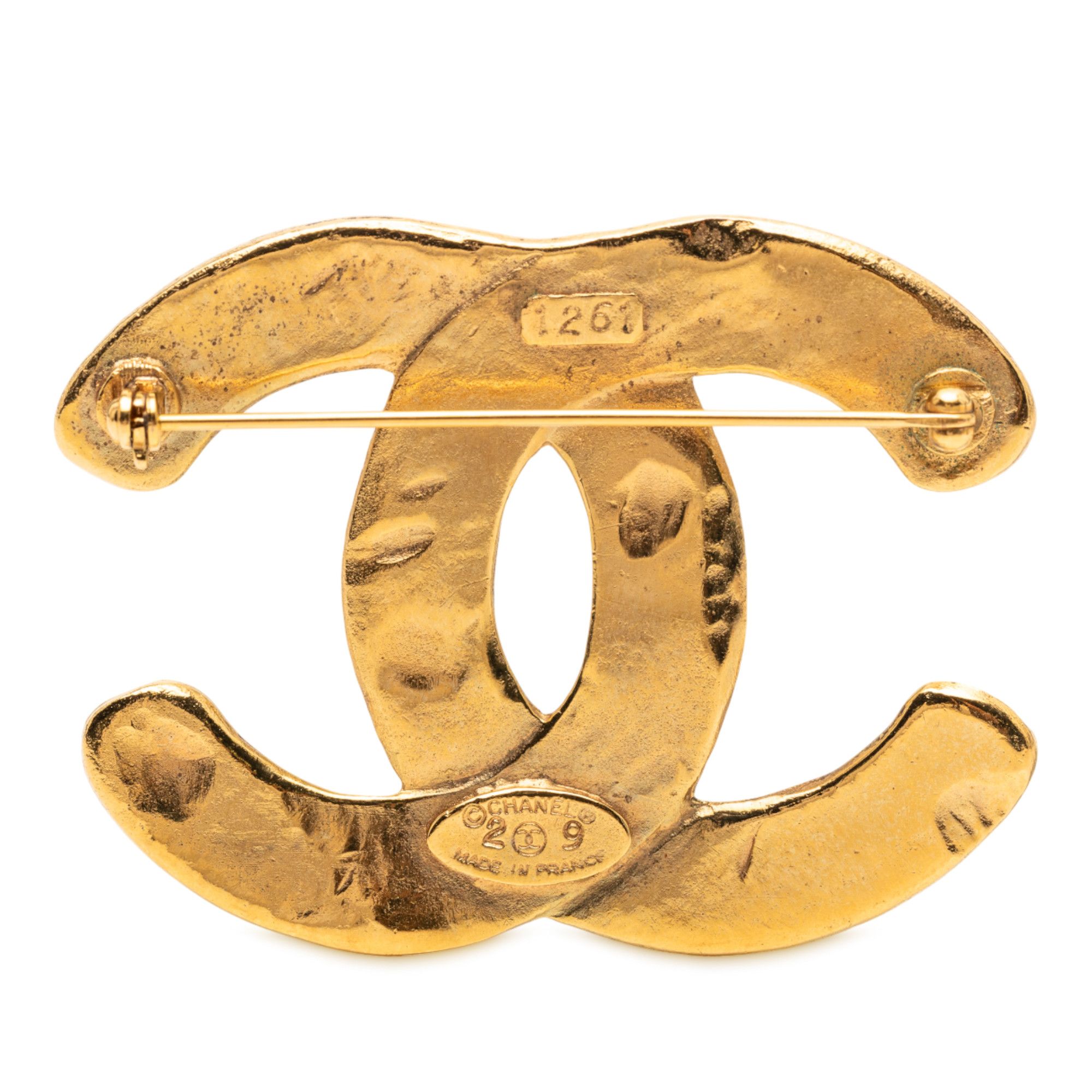 Chanel Chanel CC Gold Plated Woven Brooch Size ONE SIZE - 2 Thumbnail