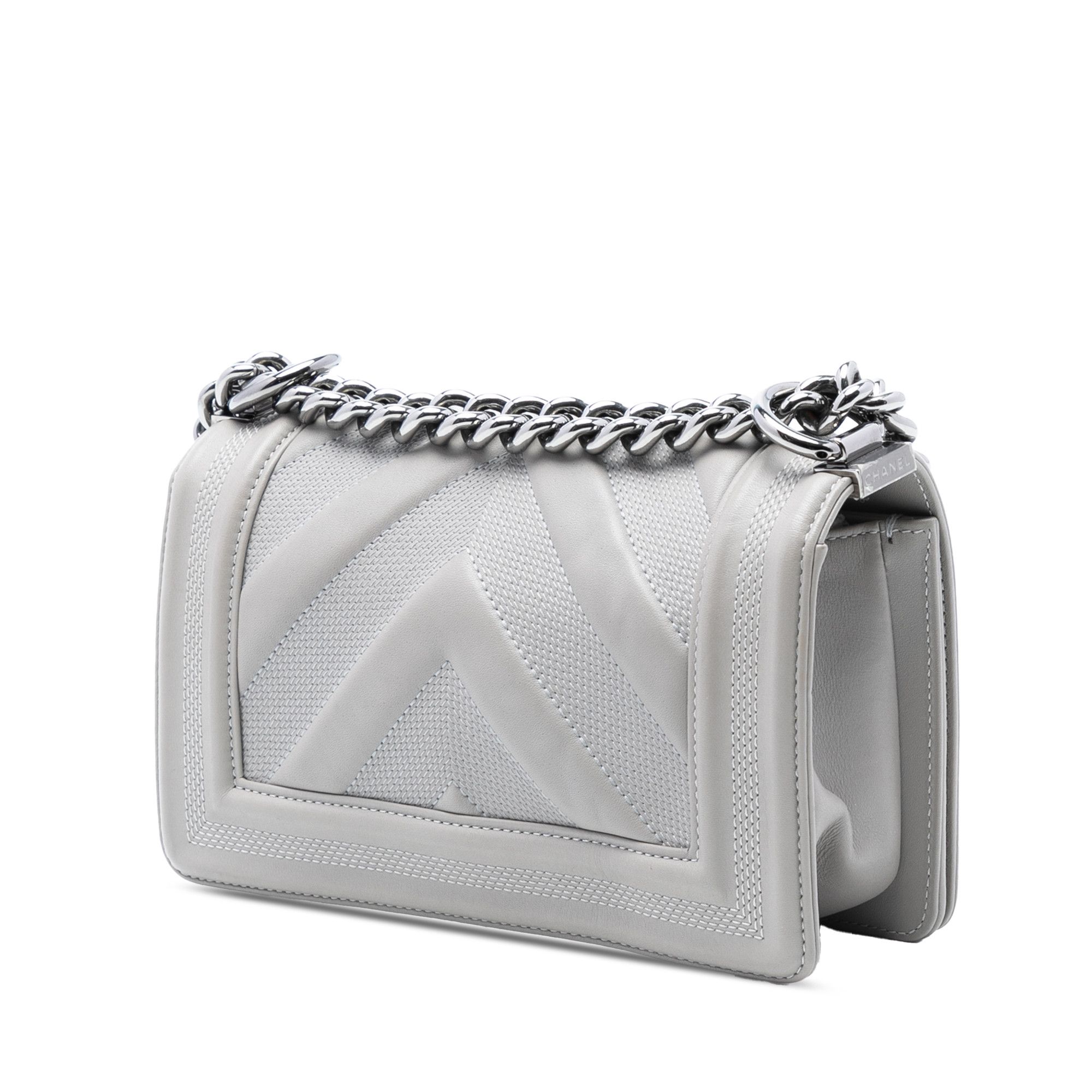 Chanel Chanel Small Chevron Stitched Calfskin Boy Flap Size ONE SIZE - 2 Thumbnail