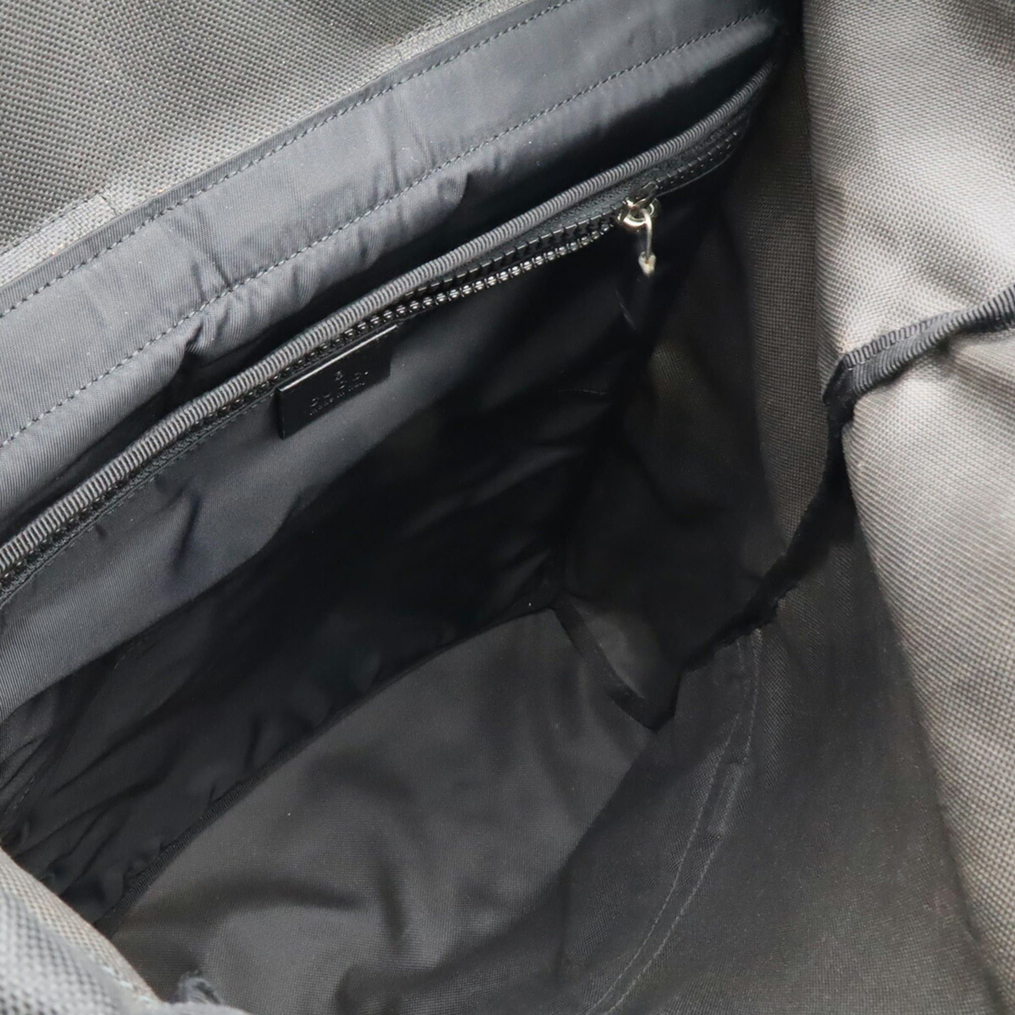 Gucci GUCCI Techno Canvas Backpack with Cat Head Leather and Mesh Design in Black, Navy, Red, Green (450982) Size ONE SIZE - 7 Thumbnail