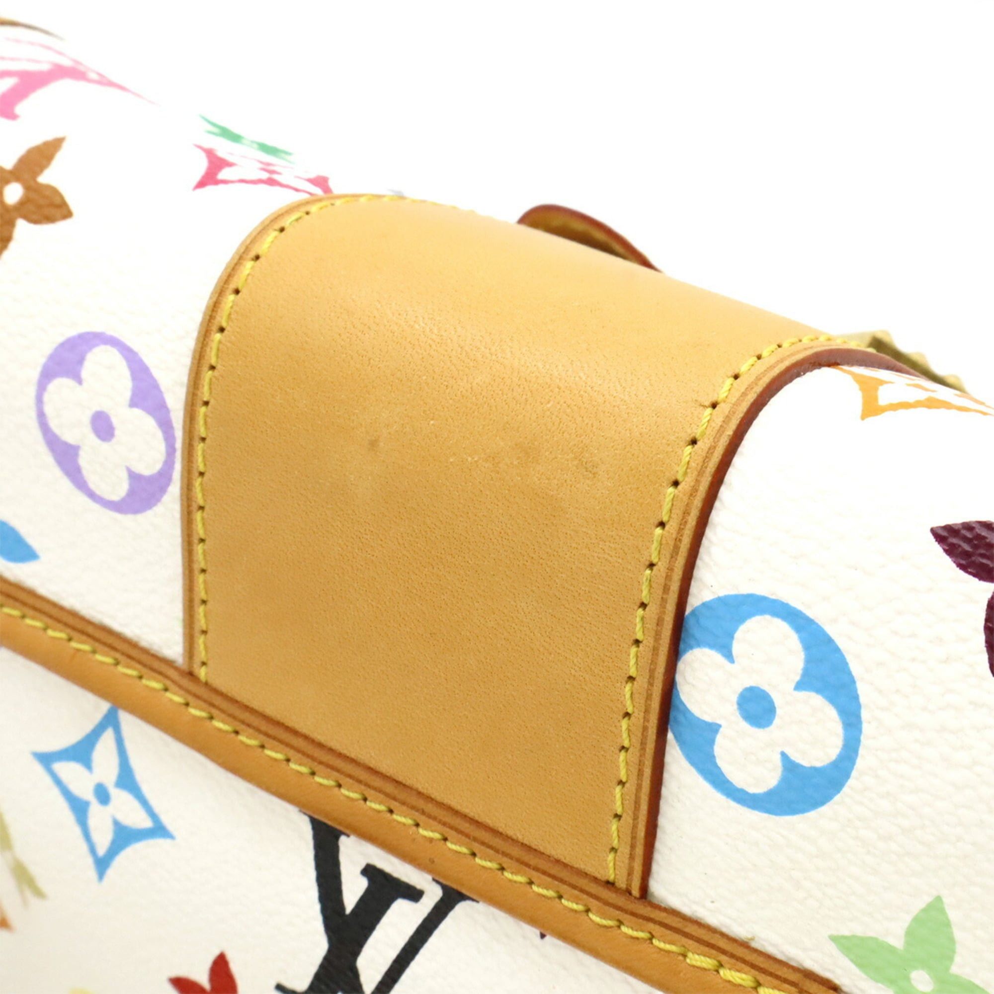 Louis Vuitton LOUIS VUITTON Monogram Multicolore Patty Shoulder Bag, Chain Ribbon, Blanc, White, M40305 Size ONE SIZE - 9 Thumbnail