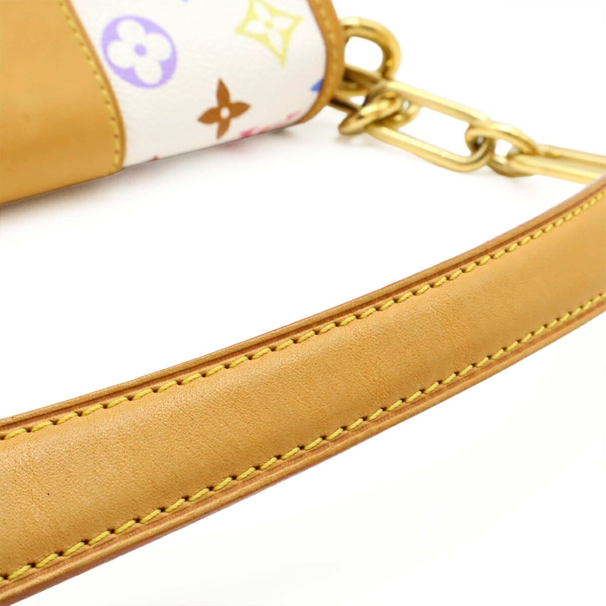 Louis Vuitton LOUIS VUITTON Monogram Multicolore Patty Shoulder Bag, Chain Ribbon, Blanc, White, M40305 Size ONE SIZE - 7 Thumbnail