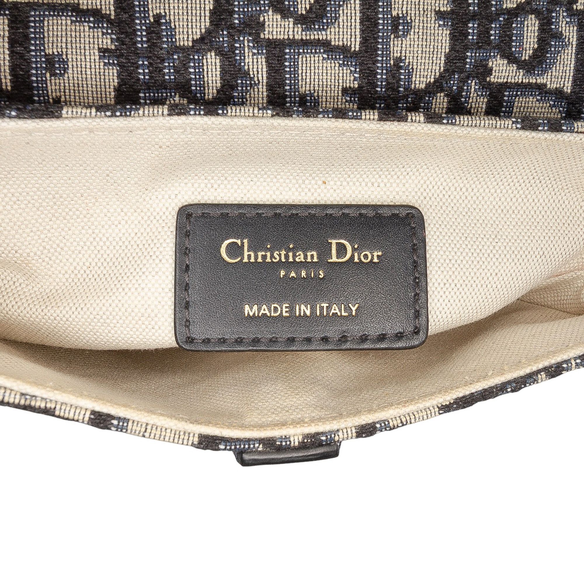 Dior Dior Mini Oblique Canvas Saddle Bag Size ONE SIZE - 5 Thumbnail