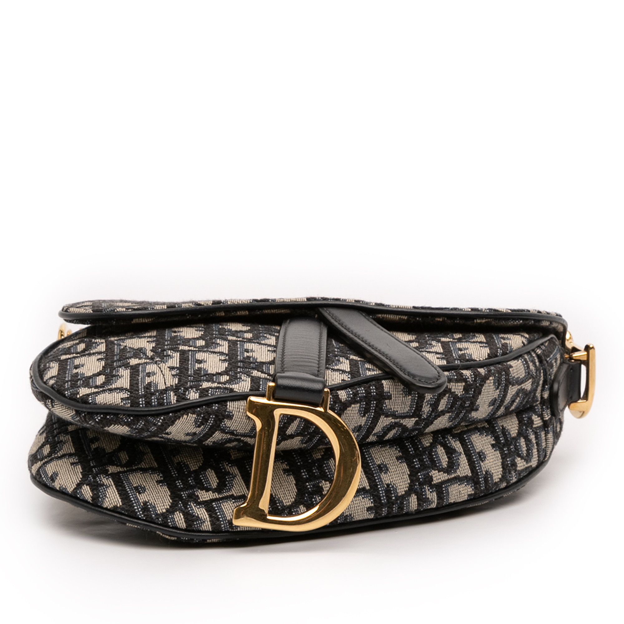 Dior Dior Mini Oblique Canvas Saddle Bag Size ONE SIZE - 3 Thumbnail