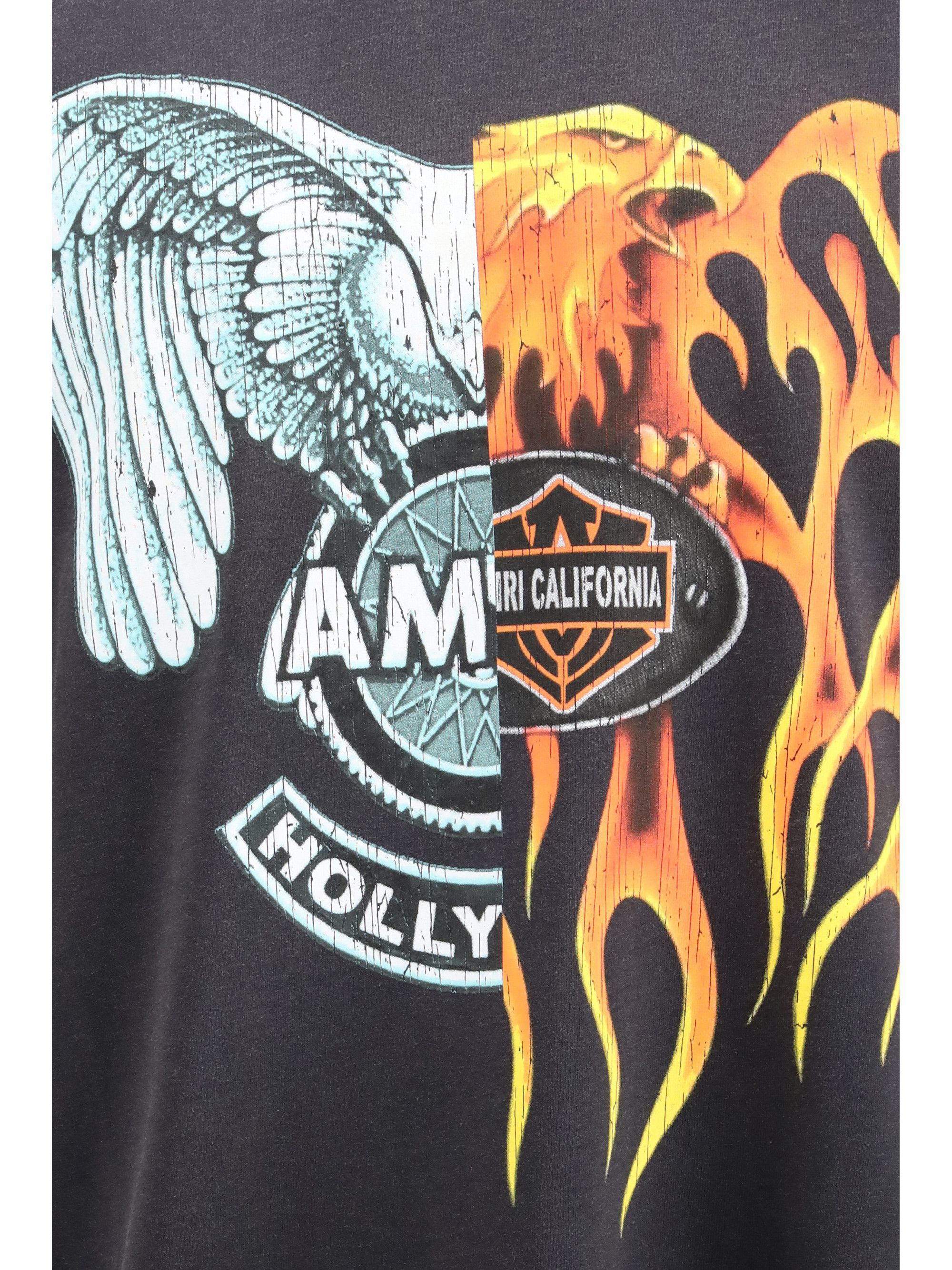 Amiri Spliced Logo T-shirt Size US L / EU 52-54 / 3 - 3 Thumbnail