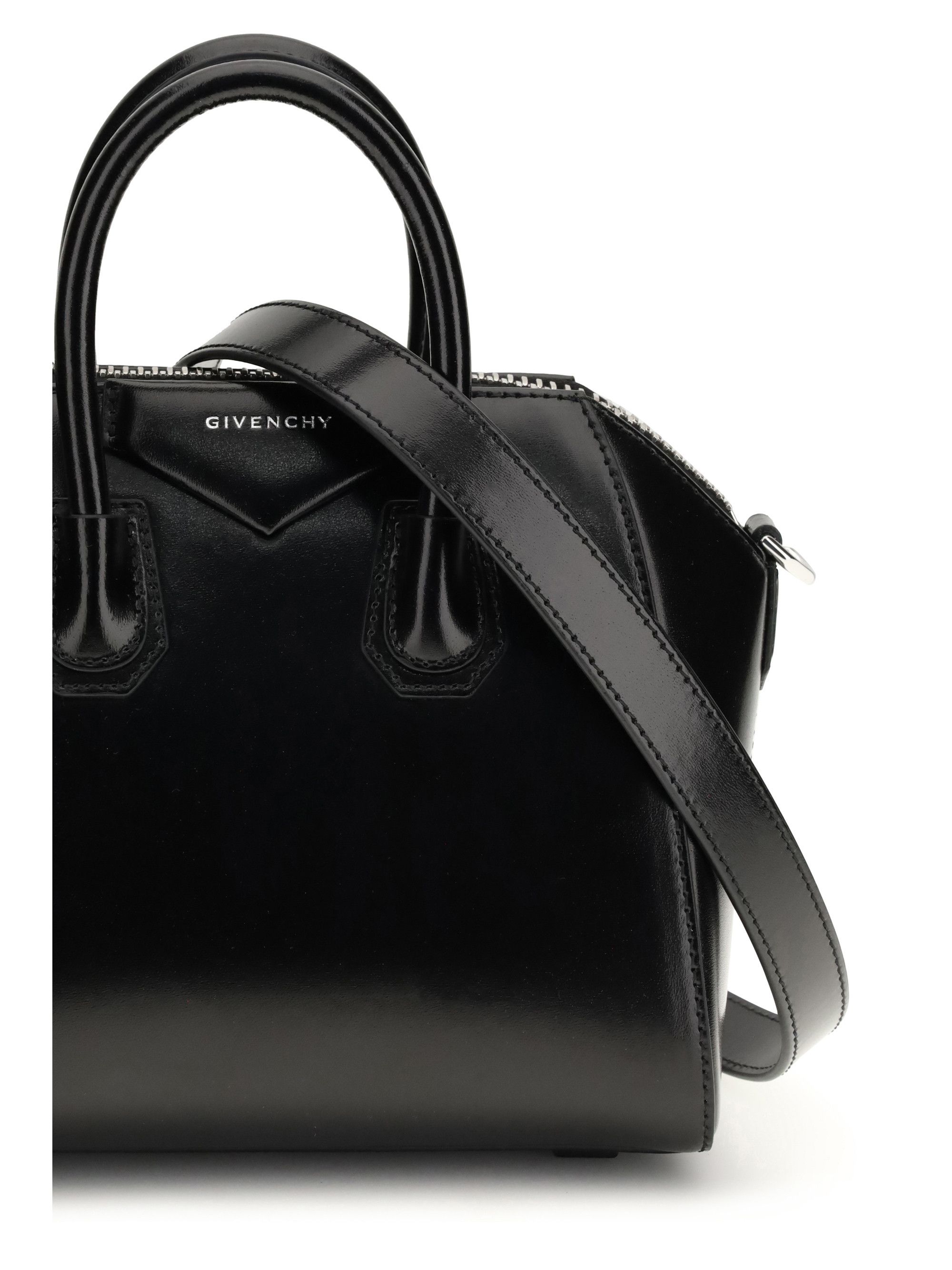 Givenchy Box leather Antigona mini Handbag Size ONE SIZE - 4 Thumbnail