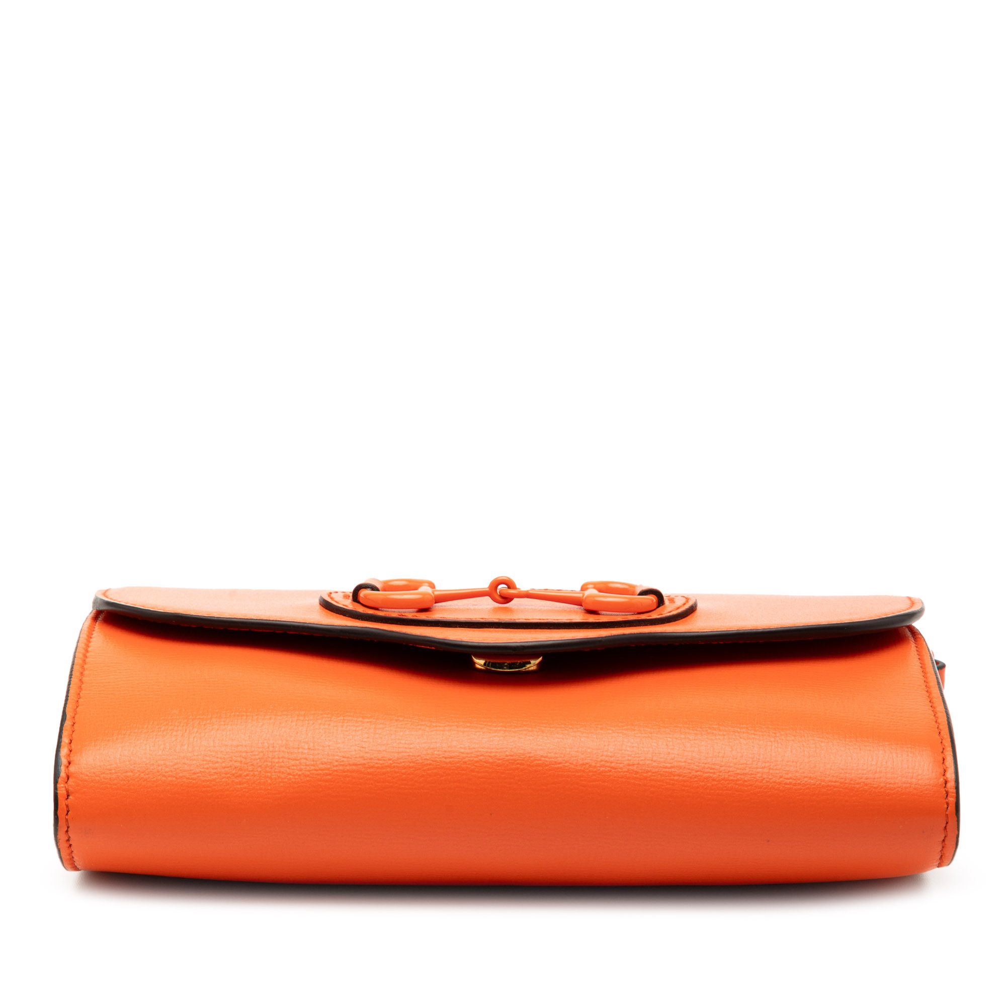 Gucci Gucci Mini Leather Horsebit 1955 Web Crossbody Size ONE SIZE - 3 Thumbnail