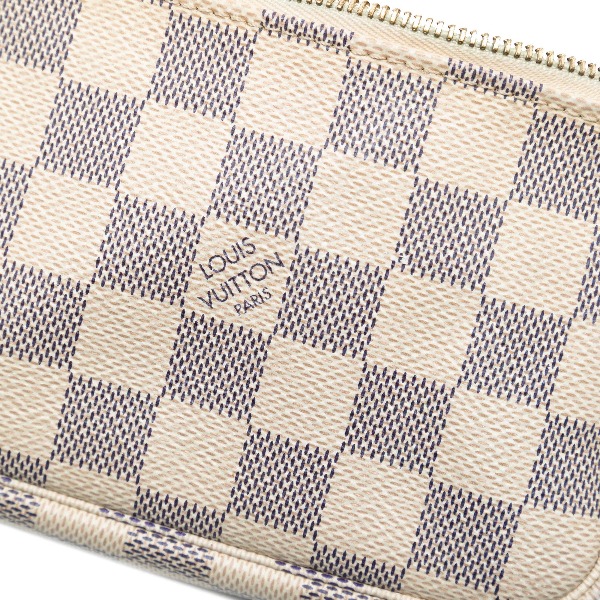 Louis Vuitton Louis Vuitton Damier Azur Mini Pochette Accessoires Size ONE SIZE - 6 Thumbnail