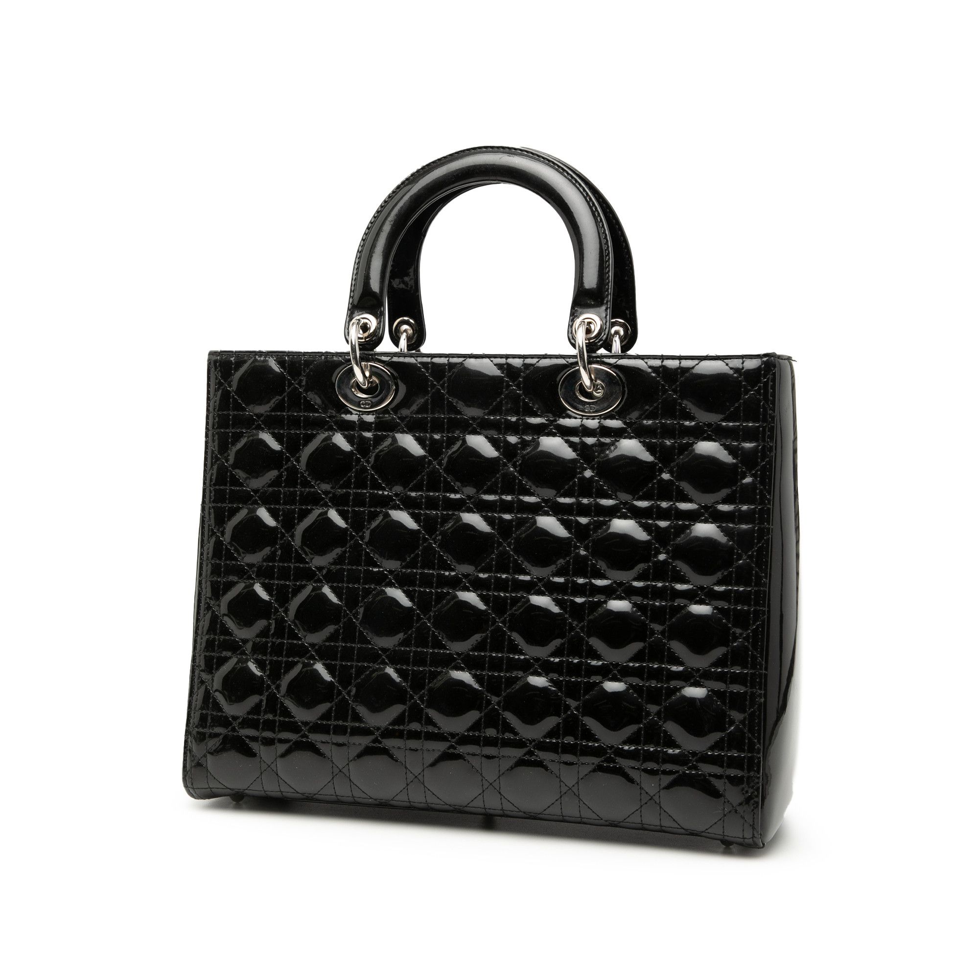 Dior Dior Large Patent Cannage Lady Dior Size ONE SIZE - 2 Thumbnail