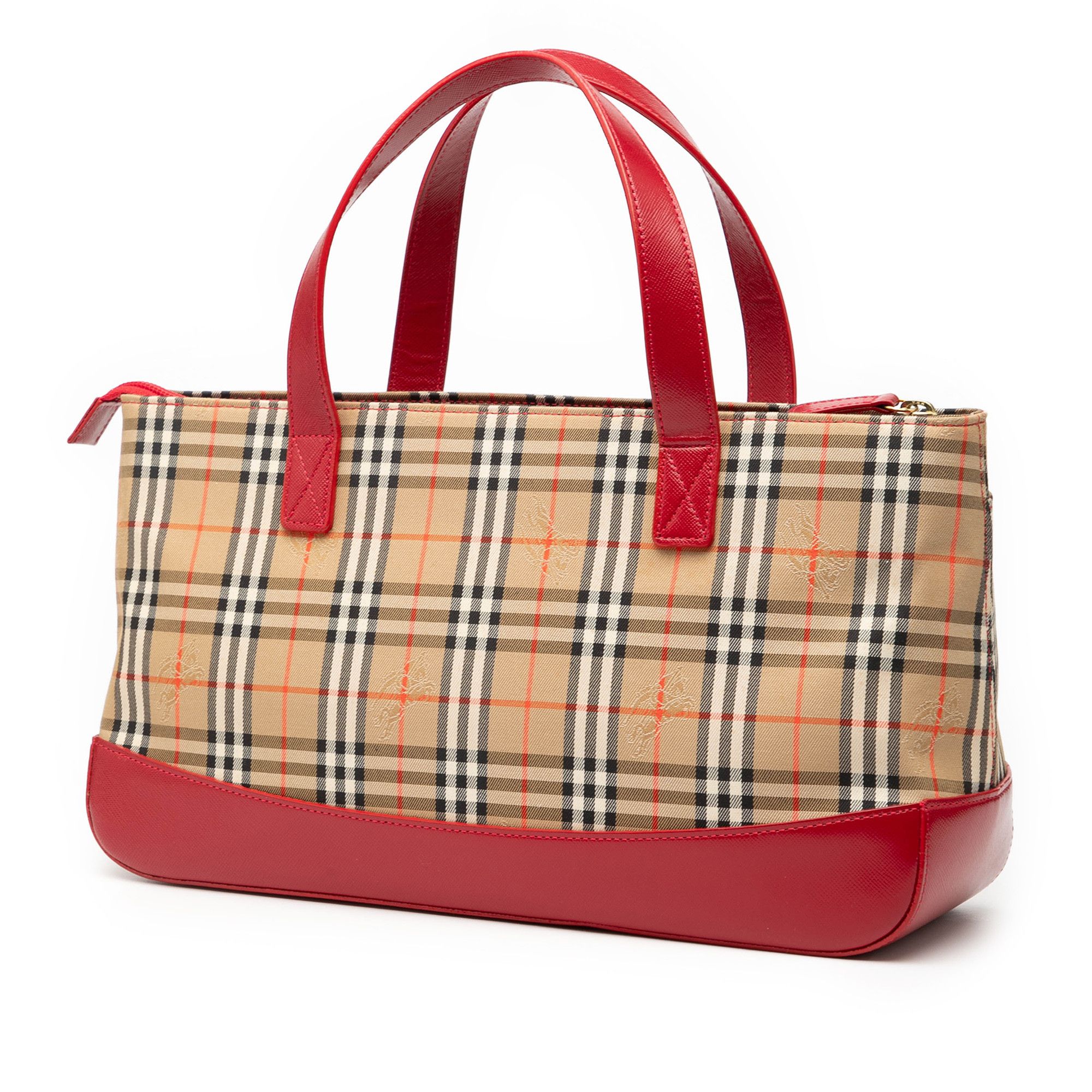 Burberry Burberry Haymarket Check Canvas Handbag Size ONE SIZE - 2 Thumbnail