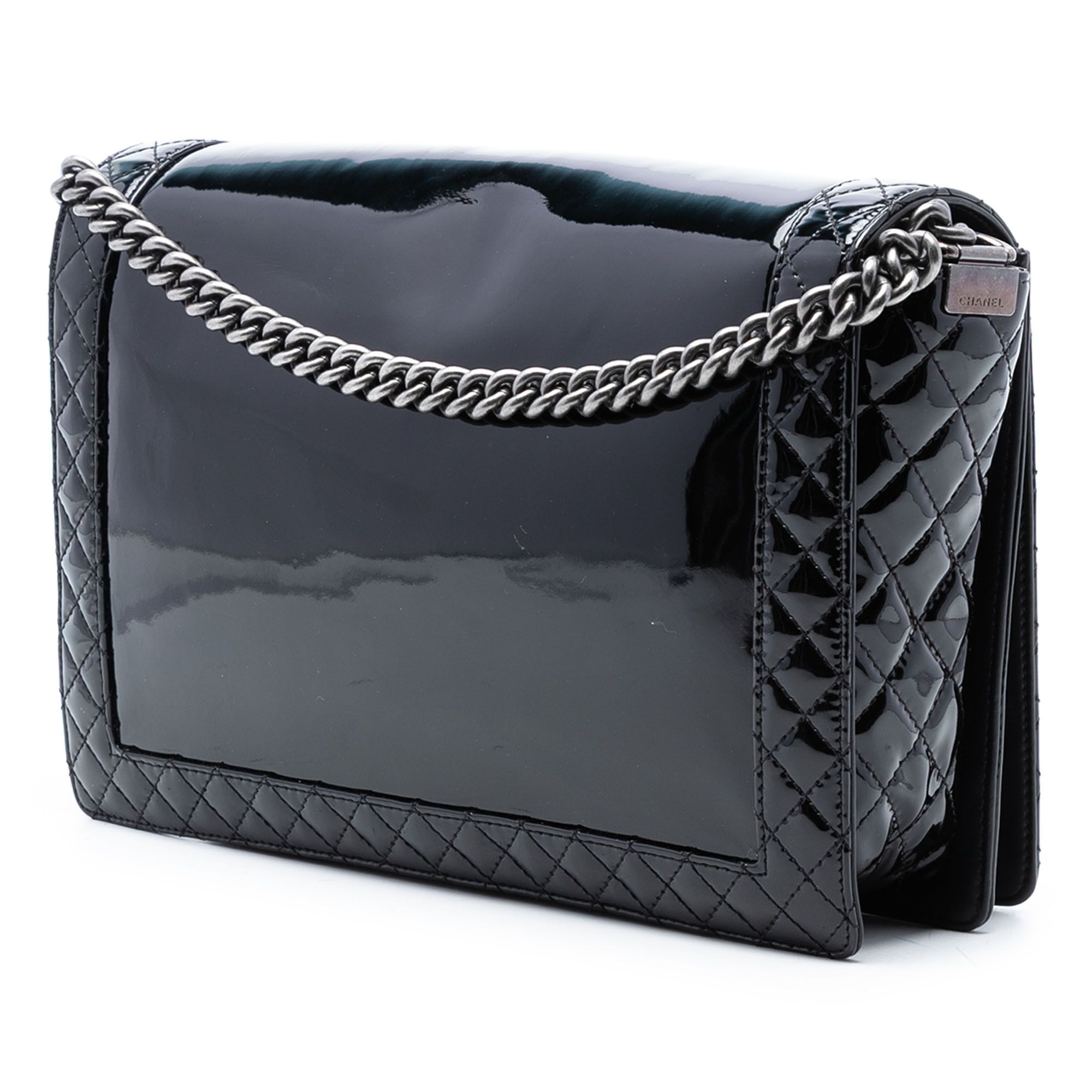 Chanel Chanel Extra Large Patent Boy Reverso Flap Size ONE SIZE - 2 Thumbnail