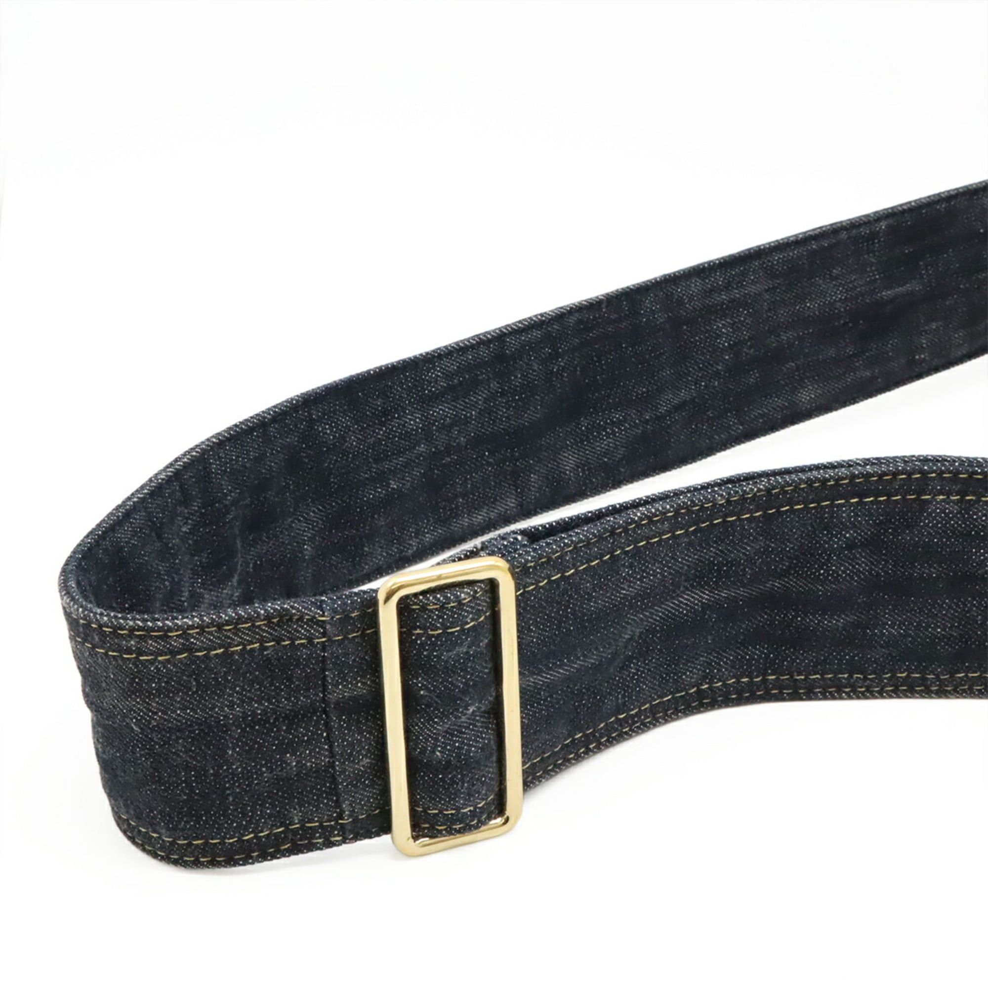 Chanel CHANEL Sparkling Denim Coco Mark Shoulder Bag, Indigo Blue, A31987 Size ONE SIZE - 6 Thumbnail