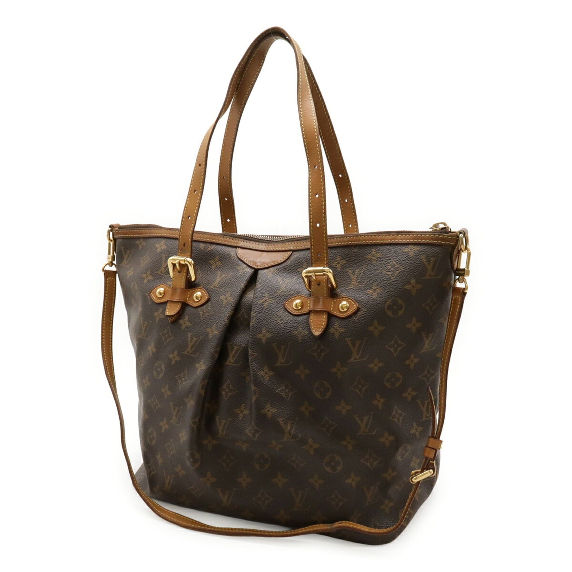 Louis Vuitton LOUIS VUITTON Monogram Palermo GM Tote Bag Shoulder M40146 Size ONE SIZE - 3 Thumbnail