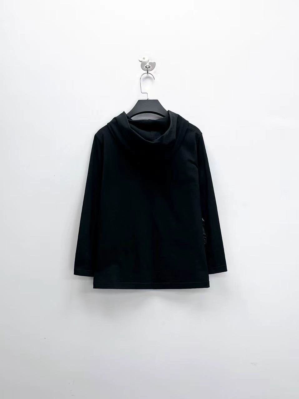 Balenciaga balenciaga black logo hoodie with tags Size US L / EU 52-54 / 3 - 2 Thumbnail