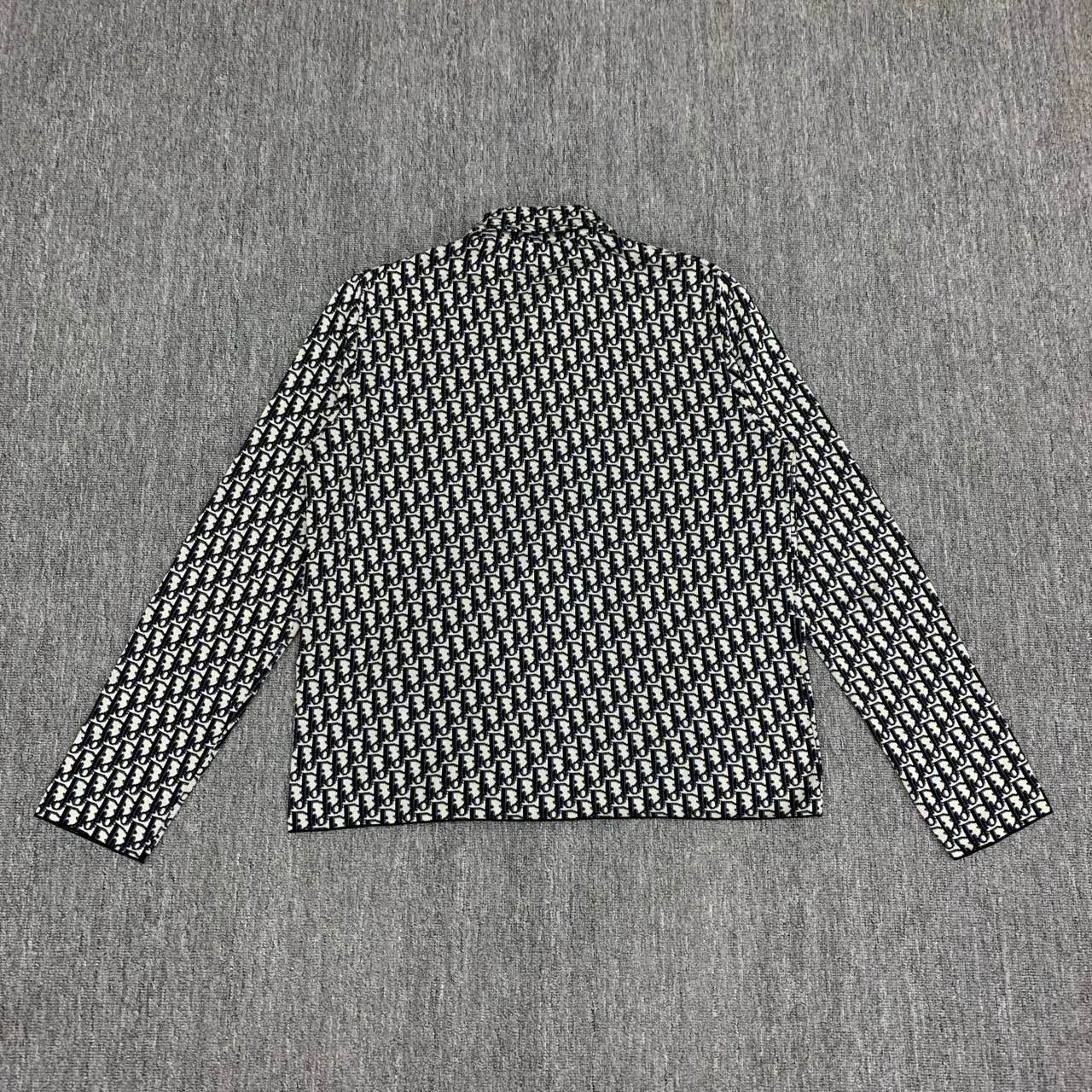 Dior Dior Monogram Knit Shirt Jacket for Women Size L / US 10 / IT 46 - 2 Thumbnail
